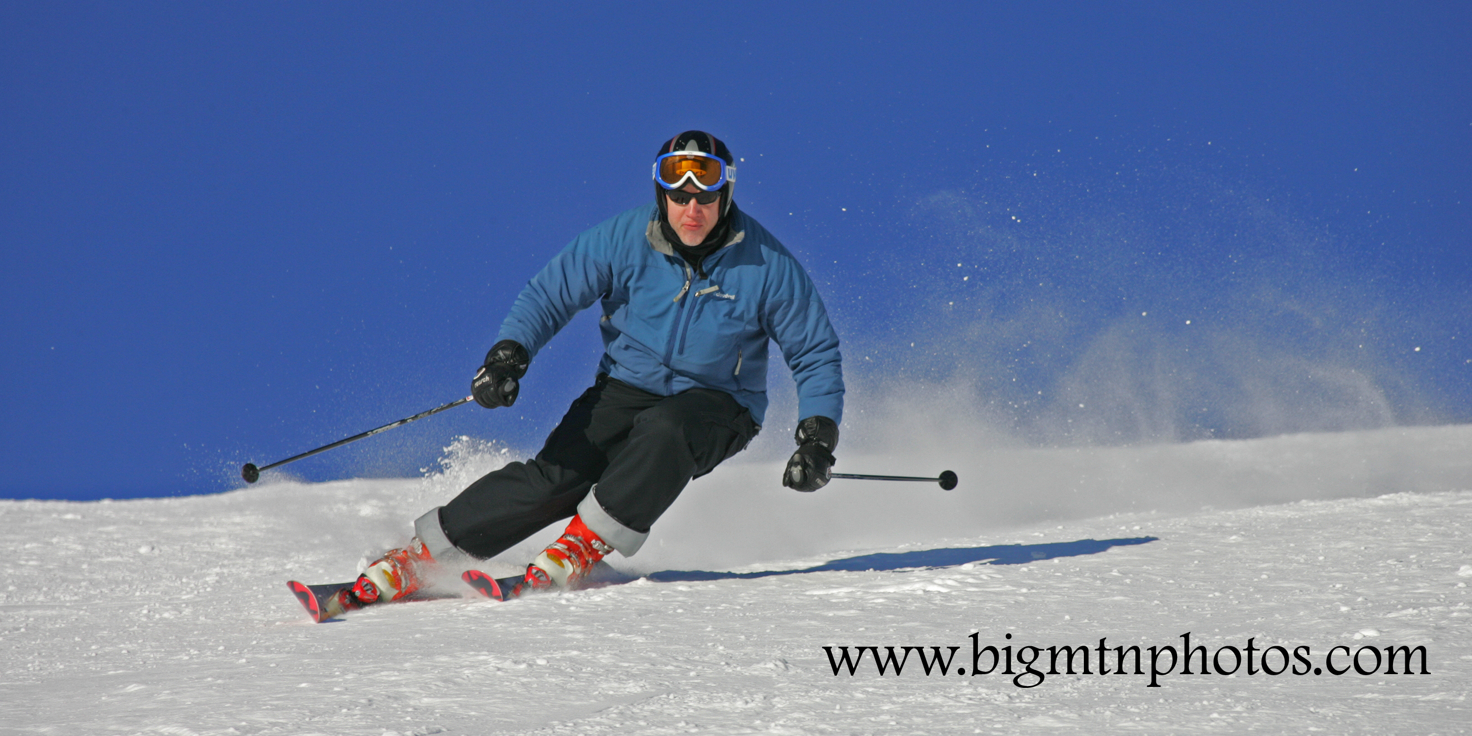 Photo of Steve Hoenisch Skiing.