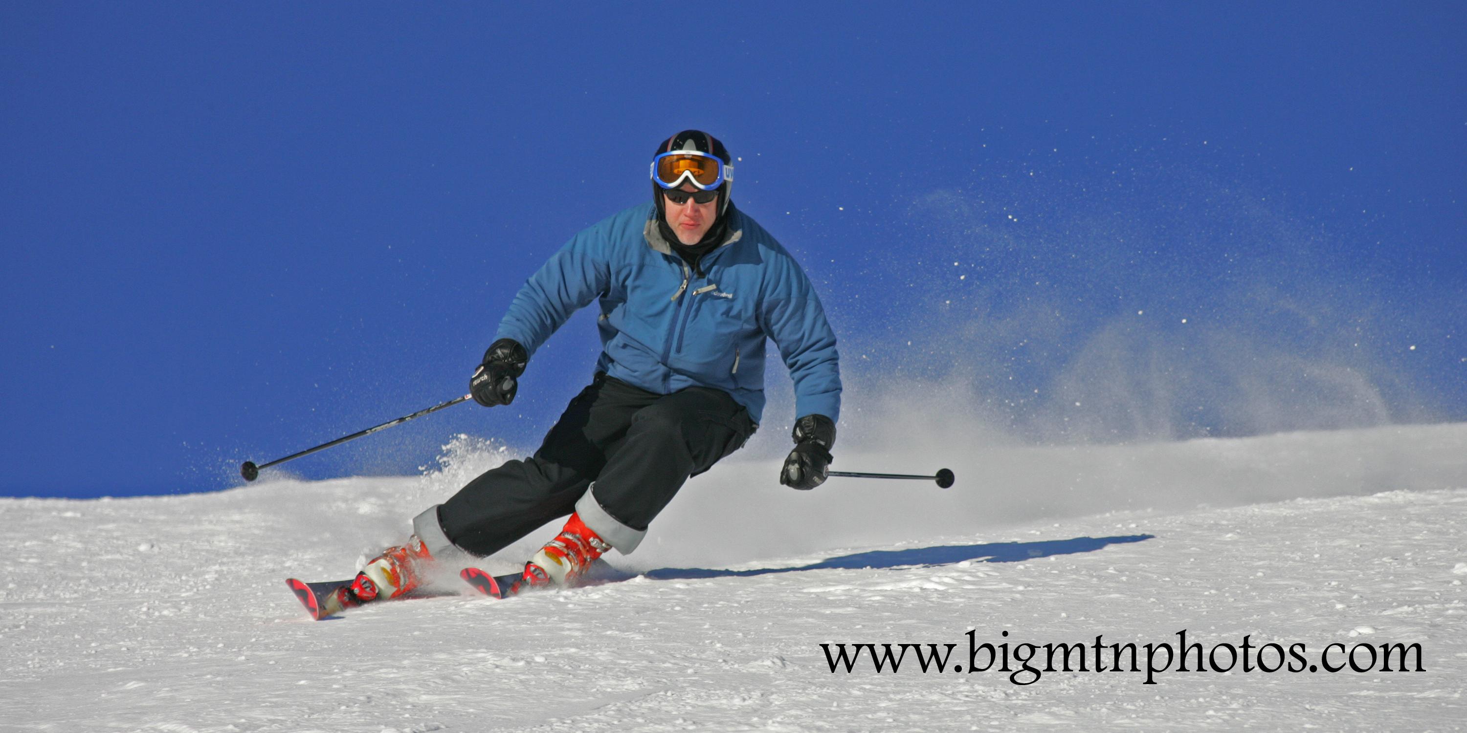 Photo of Steve Hoenisch Skiing.