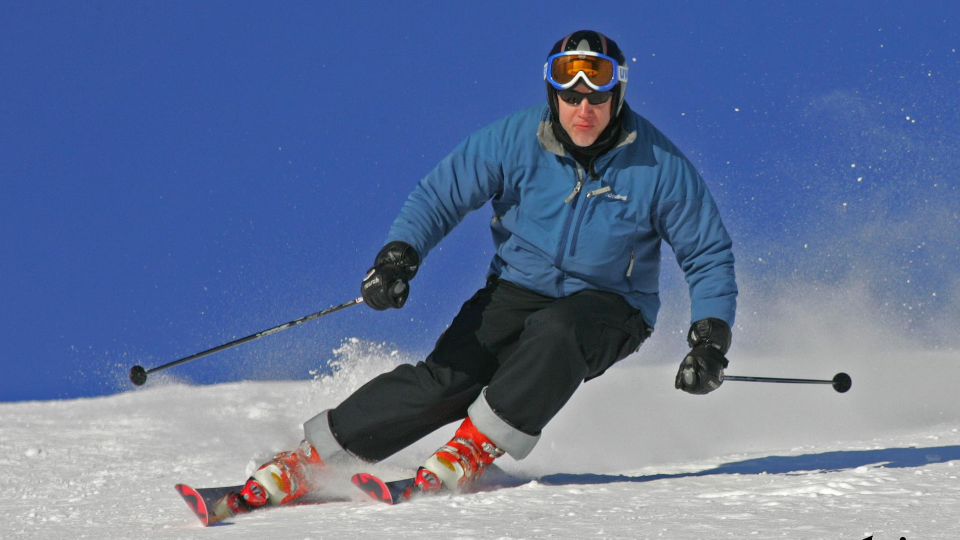 Photo of Steve Hoenisch Skiing.