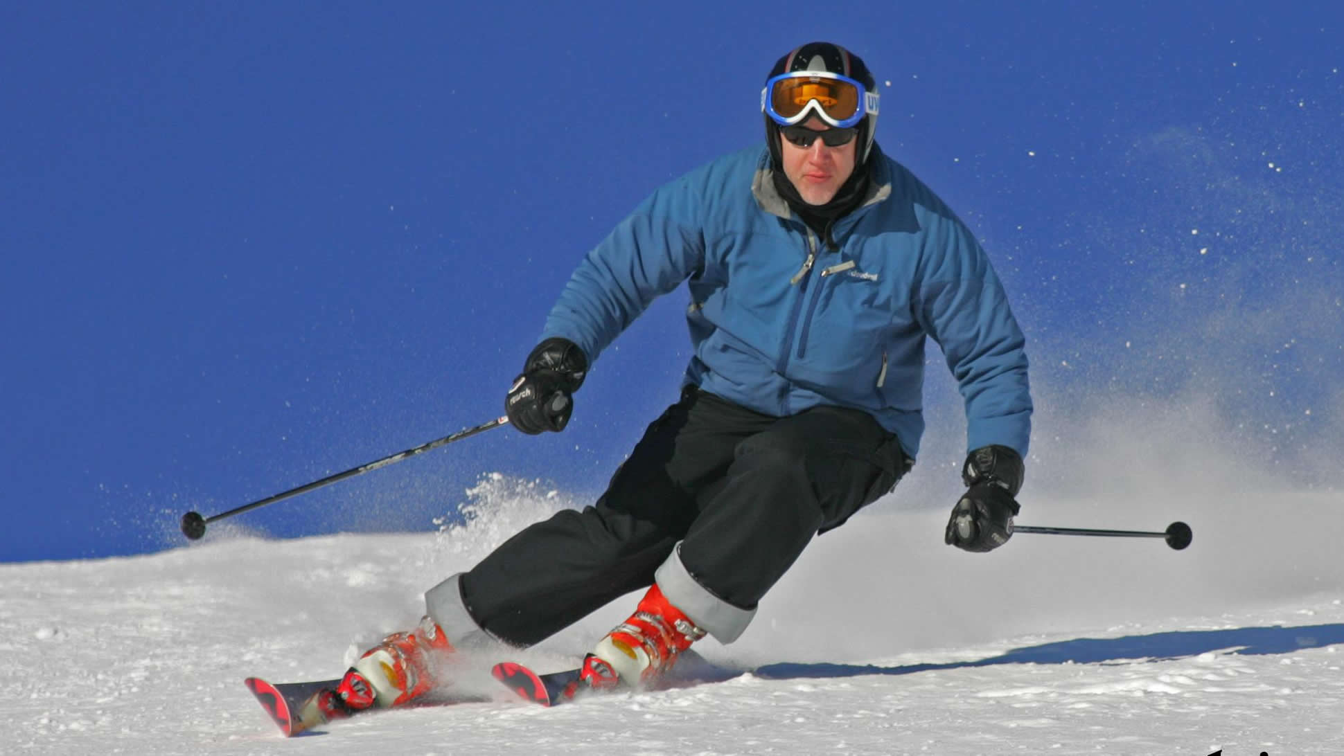 Photo of Steve Hoenisch Skiing.