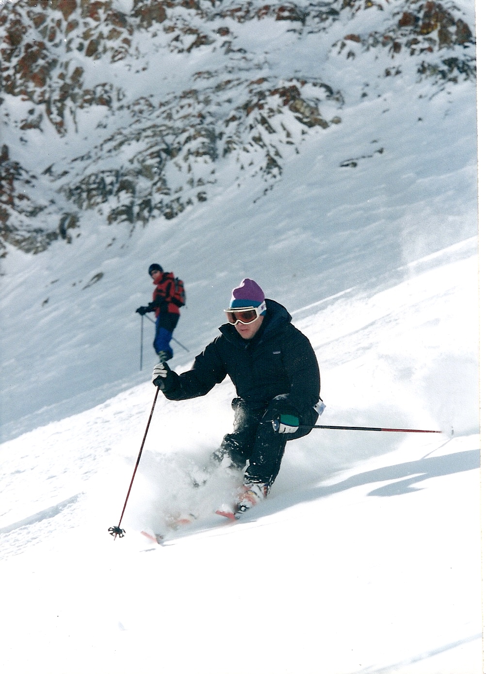 Photo of Steven Hoenisch Skiing.