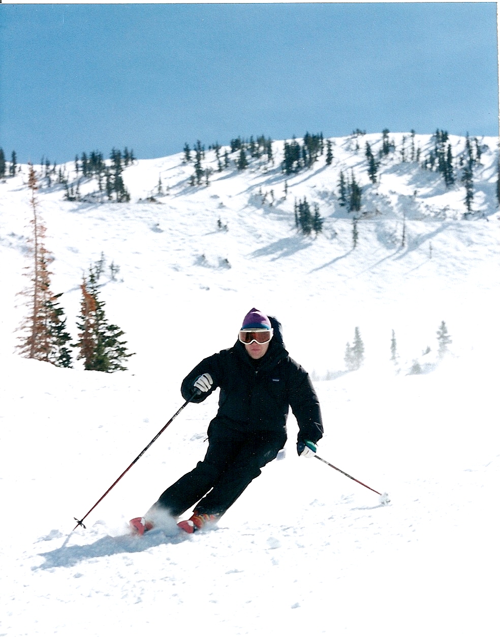 Photo of Steve Hoenisch Skiing.