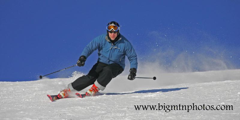 Photo of Steve Hoenisch Skiing.